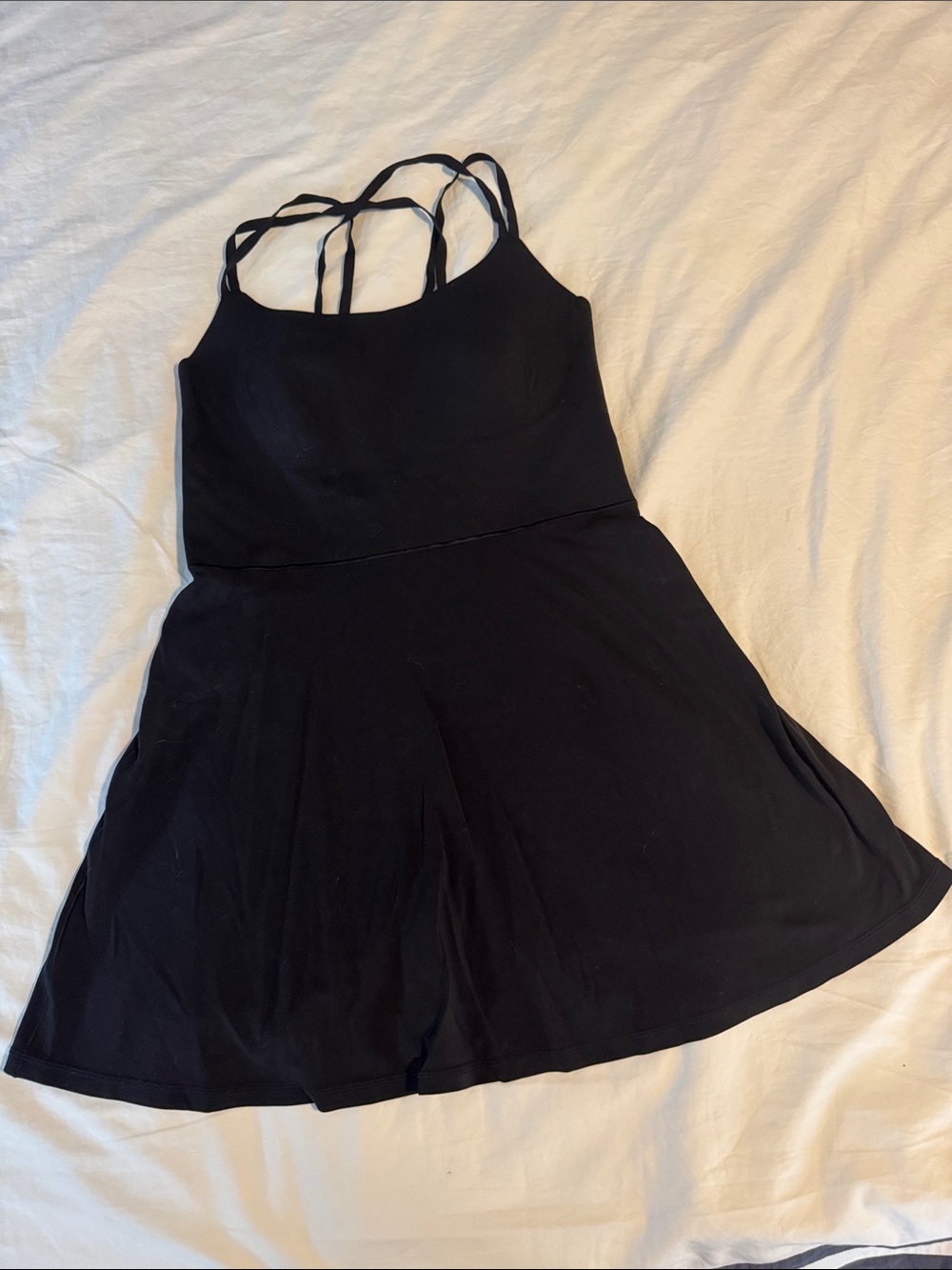 Offline by Aerie | Black Strappy Athletic Dress L